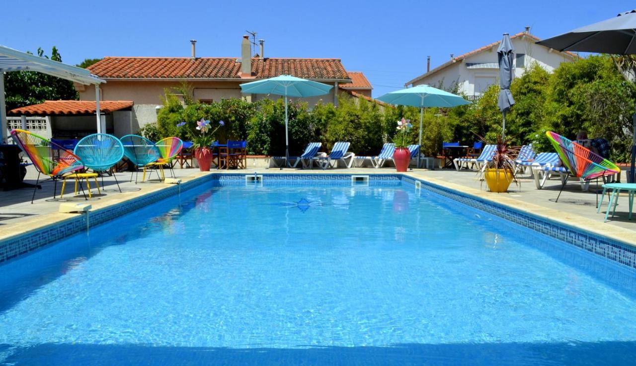 Belle Vue Mer Canet Plage Acces Piscine Couverte Et Chauffee Buitenkant foto